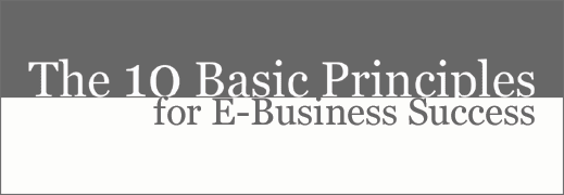 10 Basic Principles for E-Business Success